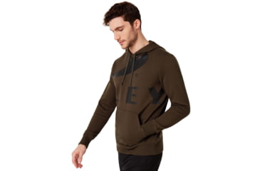 Image of Oakley Big Logo Ellipse Hoodie - Mens, New Dark Brush, Extra Small, 472589-86L-XS