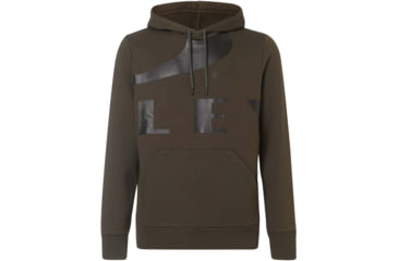 Image of Oakley Big Logo Ellipse Hoodie - Mens, New Dark Brush, Extra Small, 472589-86L-XS