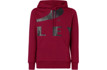 Image of Oakley Big Logo Ellipse Hoodie - Mens, Raspberry, Small, 472589-45A-S