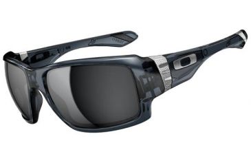 Image of Oakley Big Taco Sunglasses, Crystal Black OO9173-02