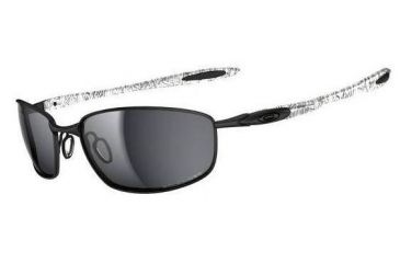 Image of Oakley Blender Dark/ Black Hist Text Frame w/ Black Iridium Polarized Lenses Sunglasses OO4059-06