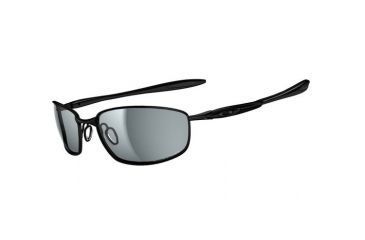 Image of Oakley Blender Sunglasses, Polished Black Frame, Grey Lens, Polarized OO4059-03