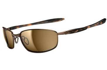 Image of Oakley Blender Single Vision Prescription Sunglasses - Brown Chrome /Tortoise Frame OO4059-04