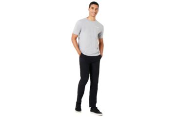 Image of Oakley Blur Advertising Short Sleeve Tee - Men's, Granite Heather, Large, 457361-24L-L