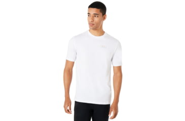 Image of Oakley Blur Advertising Ss - Mens, White, Large, 457361-100-L