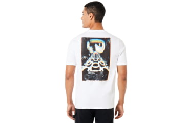 Image of Oakley Blur Advertising Ss - Mens, White, Large, 457361-100-L
