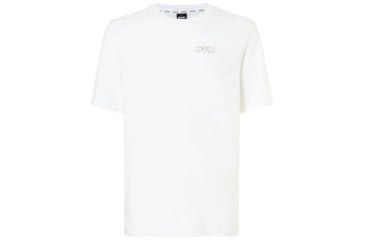 Image of Oakley Blur Advertising Ss - Mens, White, Large, 457361-100-L