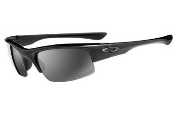 Image of Oakley Bottle Cap Polished Black Frame w/ Black Iridium Polarized Lenses Sunglasses 12-854