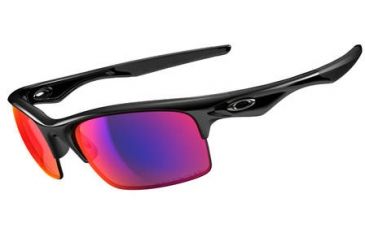 Image of Oakley Bottle Rocket Sunglasses, OO Red Iridium Polarized Lens, Polished Black Frame OO9164-12