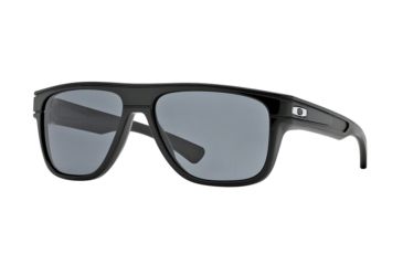 Image of Oakley BREADBOX OO9199 Sunglasses 919901-56 - Polished Black Frame, Grey Lenses
