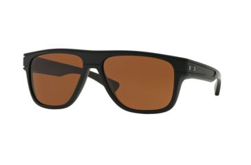 Image of Oakley BREADBOX OO9199 Sunglasses 919904-56 - Matte Black Frame, Dark Bronze Lenses