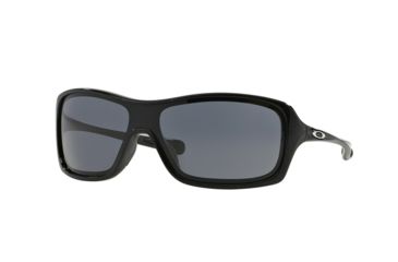 Image of Oakley BREAK UP OO9202 Sunglasses 920201-25 - Metallic Black Frame, Grey Lenses