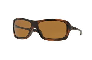 Image of Oakley BREAK UP OO9202 Sunglasses 920206-25 - Tortoise Frame, Bronze Polar Lenses