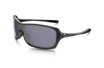 Image of Oakley Break Up Womens Sunglasses, Metallic Black Frame, Grey Lens OO9202-01