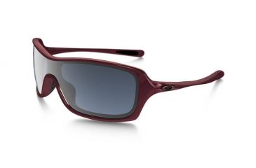 Image of Oakley Break Up Womens Sunglasses, Scarlet Frame, Black Grey Gradient Lens OO9202-02