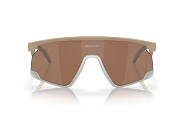 Image of Oakley BXTR Patrick Mahomes II Collection Sunglasses, Matte Desert Tan, PRIZM Tungsten, PRIZM Tungsten, OO9280-0839