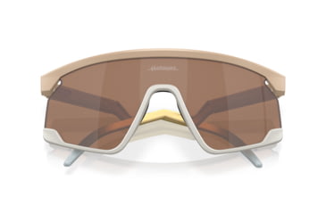 Image of Oakley BXTR Patrick Mahomes II Collection Sunglasses, Matte Desert Tan, PRIZM Tungsten, PRIZM Tungsten, OO9280-0839
