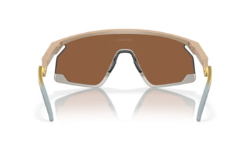Image of Oakley BXTR Patrick Mahomes II Collection Sunglasses, Matte Desert Tan, PRIZM Tungsten, PRIZM Tungsten, OO9280-0839