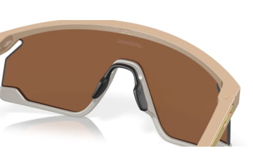 Image of Oakley BXTR Patrick Mahomes II Collection Sunglasses, Matte Desert Tan, PRIZM Tungsten, PRIZM Tungsten, OO9280-0839