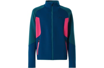Image of Oakley Byrnes It Down DWR Full Zip Jacket - Mens, Poseidon, Extra Large, 461775-6A1-XL