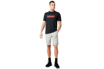 Image of Oakley California Tee - Mens, Blackout, Small, 457772-02E-S