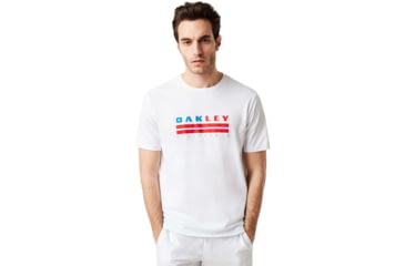 Image of Oakley California Tee - Mens, White, Medium, 457772-100-M