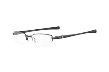 Image of Oakley Caliper Eyeglass Frames w/ Blank Lenses - Size 48, Pewter/Black Frame OX3097-0448
