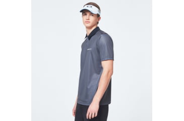 Image of Oakley Camo Back Evo Golf Short Sleeve Polo Shirt - Mens, Wrought Iron, Extra Large, FOA400647-25W-XL