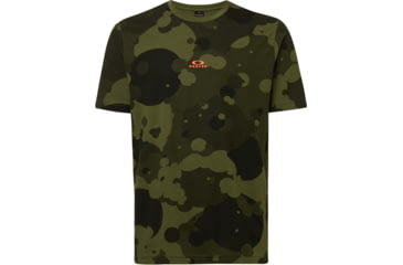 Image of Oakley Camo Print Tee - Mens, Camou Green, Extra Small, 457899-97G-XS