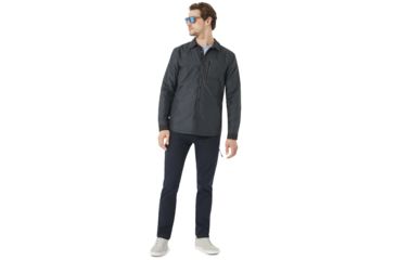 Image of Oakley Canyon Long Sleeve Shirt Jacket - Mens, Blackout, Medium 401856-02E-M