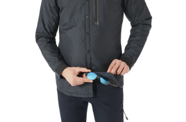 Image of Oakley Canyon Long Sleeve Shirt Jacket - Mens, Blackout, Medium 401856-02E-M