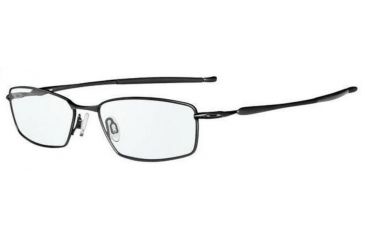 Image of Oakley Capacitor 52mm Polished Black Single Vision Prescription Eyeglasses OX5055-0452
