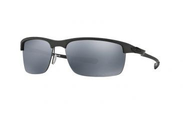 Image of Oakley CARBON BLADE OO9174 Single Vision Prescription Sunglasses OO9174-917403-66 - Lens Diameter 66 mm, Frame Color Matte Satin Black