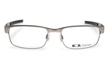 Image of Oakley Carbon Plate Single Vision Prescription Eyeglasses, Light Frame, OX5079-0253SV
