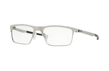 Image of Oakley CARTRIDGE OX5137 Prescription Eyeglasses 513703-52 - Satin Chrome Frame, Clear Lenses