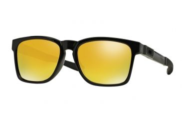 Image of Oakley CATALYST OO9272 Progressive Prescription Sunglasses OO9272-927204-55 - Lens Diameter 55 mm, Frame Color Polished Black