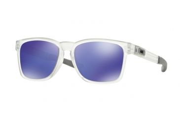 Image of Oakley CATALYST OO9272 Progressive Prescription Sunglasses OO9272-927205-55 - Lens Diameter 55 mm, Frame Color Polished Clear