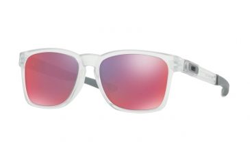 Image of Oakley CATALYST OO9272 Progressive Prescription Sunglasses OO9272-927214-55 - Lens Diameter 55 mm, Frame Color Matte Clear
