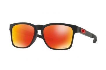 Image of Oakley Catalyst OO9272 Progressive Prescription Sunglasses OO9272-927225-55 - Lens Diameter 55 mm, Frame Color Matte Black