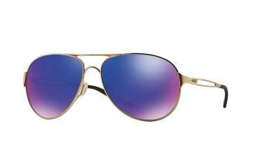 Image of Oakley CAVEAT OO4054 Single Vision Prescription Sunglasses OO4054-405414-60 - Lens Diameter 60 mm, Frame Color Polished Gold