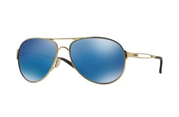 Image of Oakley CAVEAT OO4054 Single Vision Prescription Sunglasses OO4054-405416-60 - Lens Diameter 60 mm, Frame Color Polished Gold