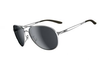 Image of Oakley Caveat Sunglasses, Polished Chrome Frame, Grey Lens OO4054-02