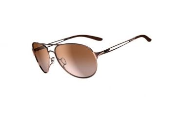 Image of Oakley Caveat Sunglasses, Rose Gold Frame, VR50 Brown Gradient Lens OO4054-01