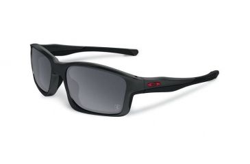 Image of Oakley Chainlink Mens Asian Fit Sunglasses, Matte Steel Frame, Black Iridium Lens OO9252-10