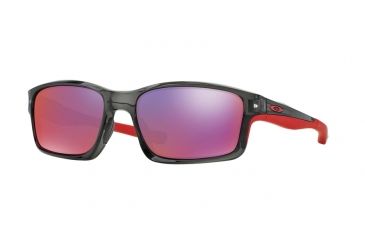 Image of Oakley CHAINLINK OO9247 Progressive Prescription Sunglasses OO9247-924710-57 - Lens Diameter 57 mm, Frame Color Grey Smoke