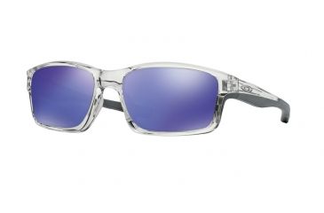 Image of Oakley CHAINLINK OO9247 Progressive Prescription Sunglasses OO9247-924706-57 - Lens Diameter 57 mm, Frame Color Polished Clear