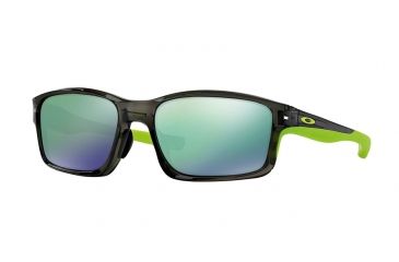 Image of Oakley CHAINLINK A OO9252 Single Vision Prescription Sunglasses OO9252-925204-57 - Lens Diameter 57 mm, Frame Color Grey Smoke