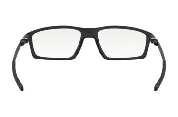 Image of Oakley CHAMBER OX8138 Eyeglass Frames 813801-55 - Satin Black Frame, Clear Lenses