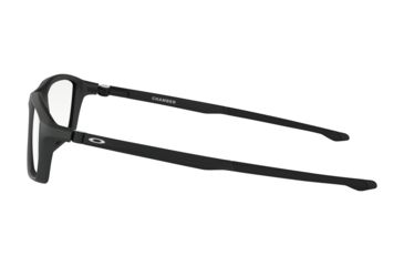 Image of Oakley CHAMBER OX8138 Eyeglass Frames 813801-55 - Satin Black Frame, Clear Lenses
