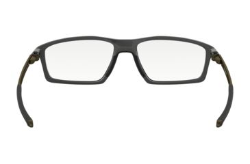 Image of Oakley CHAMBER OX8138 Eyeglass Frames 813802-55 - Satin Pavement Frame, Clear Lenses